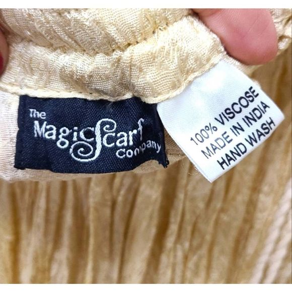 MagicScarf Co Gold Maxi Skirt OS - Picture 5 of 7